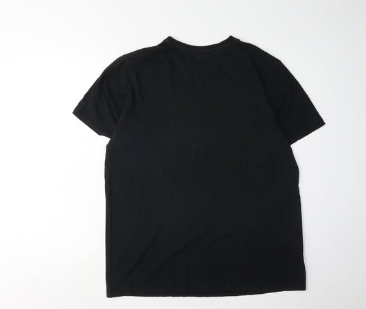 Difuzed Men's Black Super Mario Graphic T-Shirt L