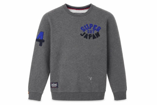 Mens UK M Regular Superdry Grey Pullover Sweatshirt