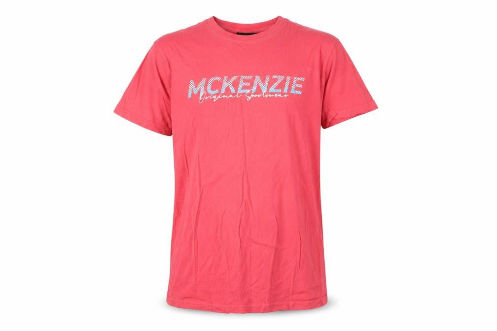 Mens UK Size S McKenzie Red  Cotton T-Shirt