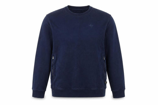 Mens UK S Regular adidas Blue Pullover Sweatshirt