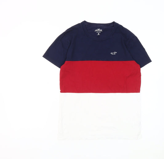 Hollister Men's XS Multicoloured Crew Neck T-Shirt