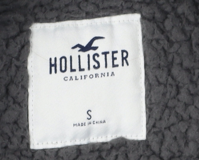 Hollister Women’s Grey Cropped Casual Jacket Size S