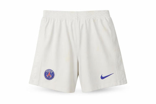 Nike Boys White Football Shorts M - Athletic Comfort Polyester