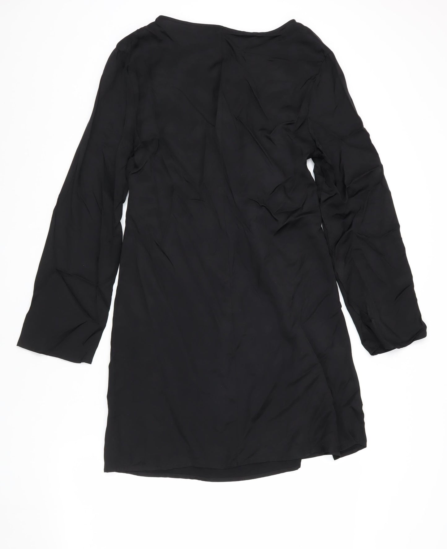 H&M Women's Black Long Sleeve Dress, Size 8