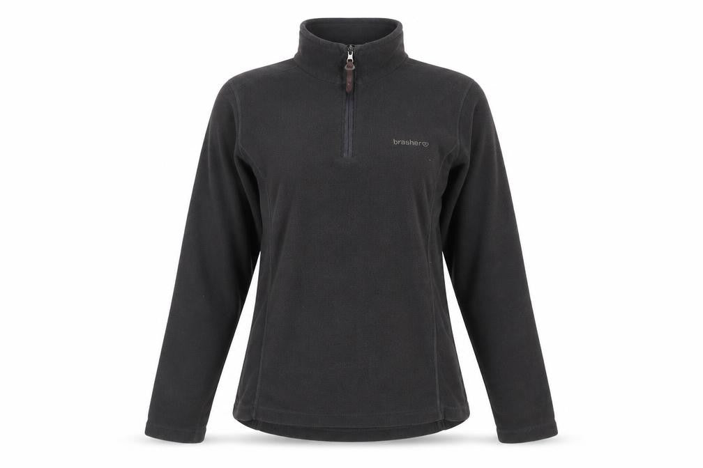 Womens UK 10 Regular brasher Black Pullover Sweatshirt