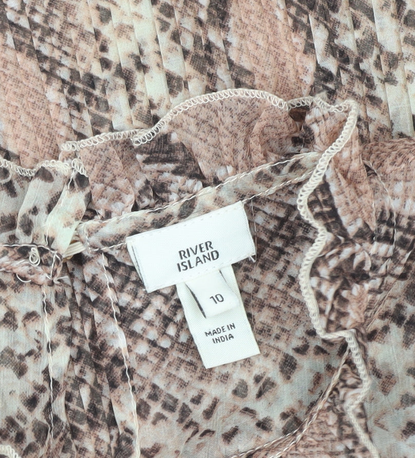 River Island Women’s Multicolour Animal Print Dress