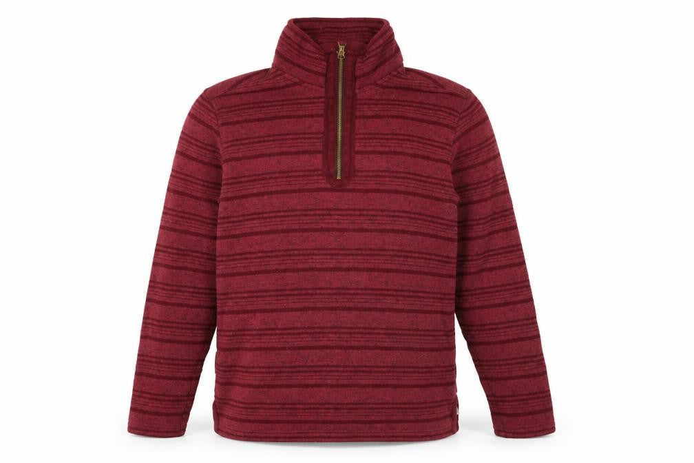 Mens UK S Regular Mountain Warehouse Red 1/4 Zip Sweatshirt