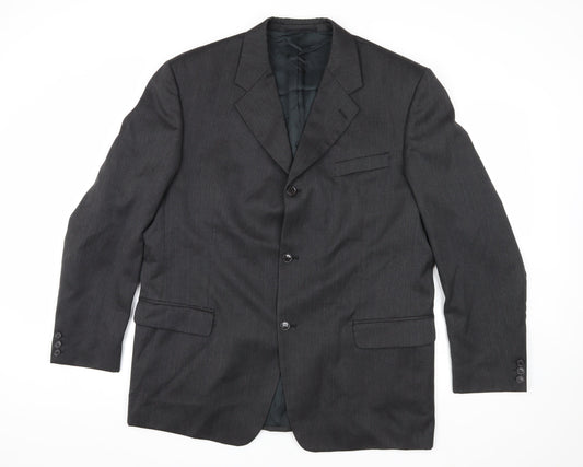 Horne Brothers Men's Grey Blazer Size 44R Regular Fit