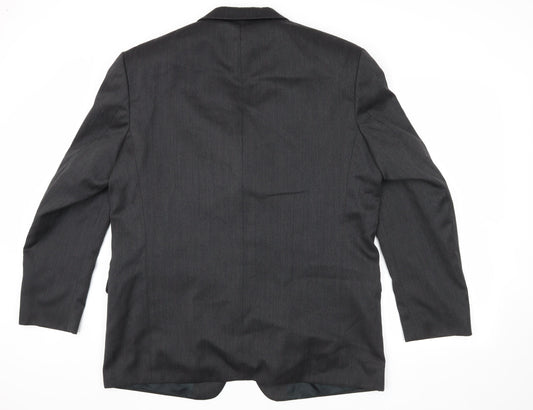 Horne Brothers Men's Grey Blazer Size 44R Regular Fit