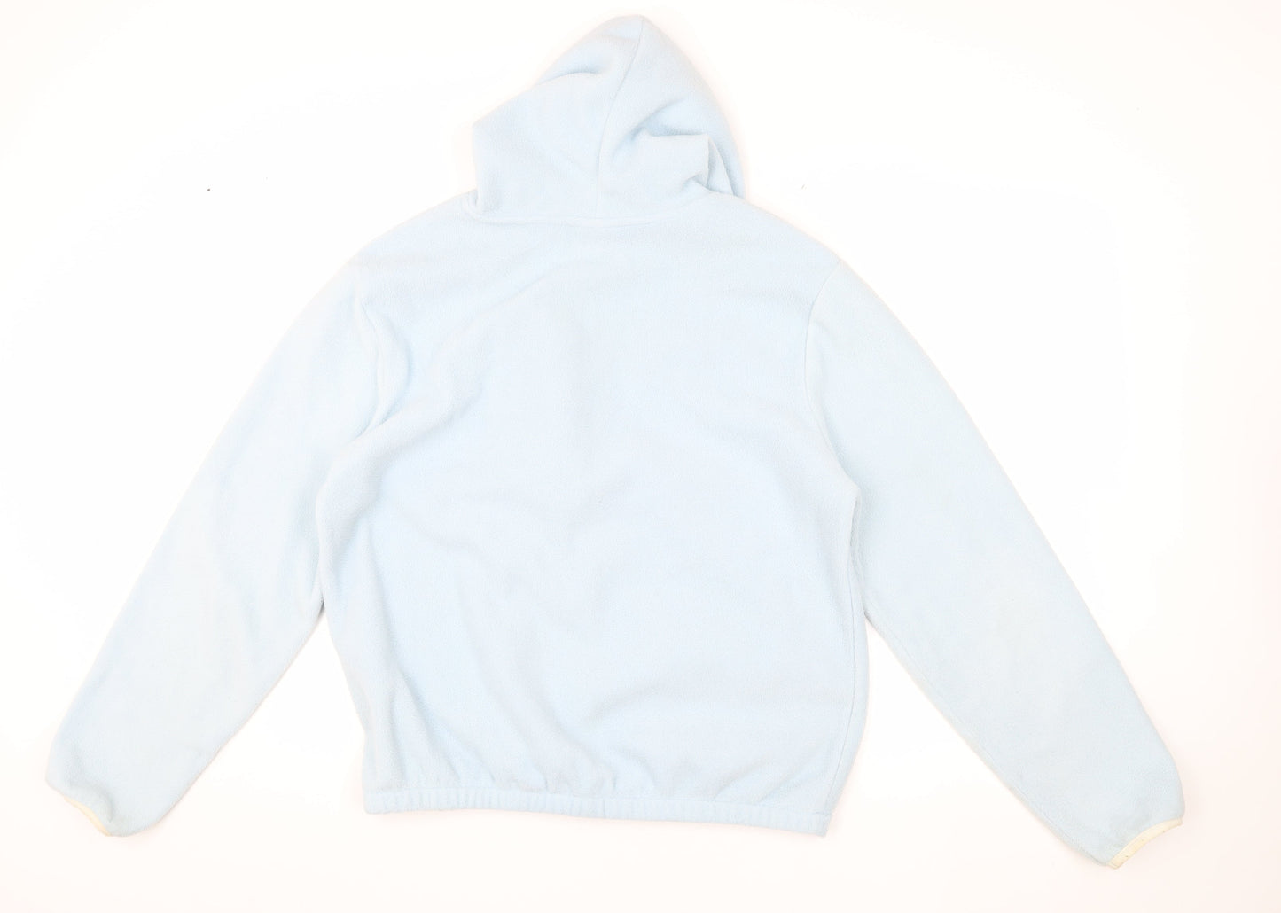 FILA Men's Blue Hooded 1/2 Zip Fleece Hoodie, Size L