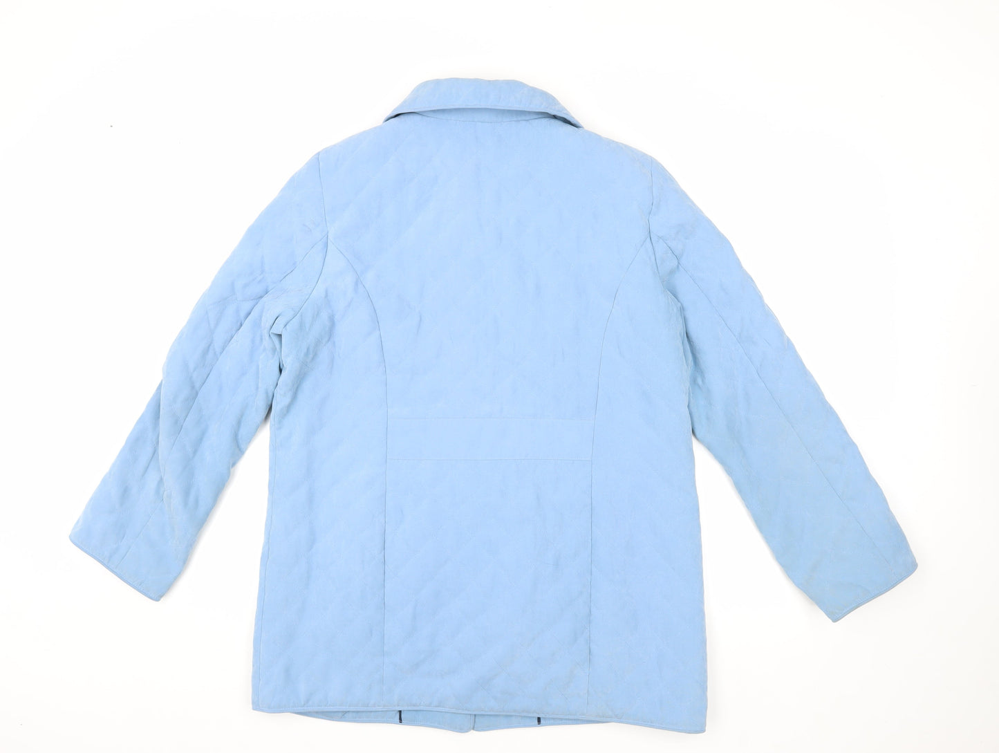 Eastex Women's Blue Quilted Coat, Size 12, Lined
