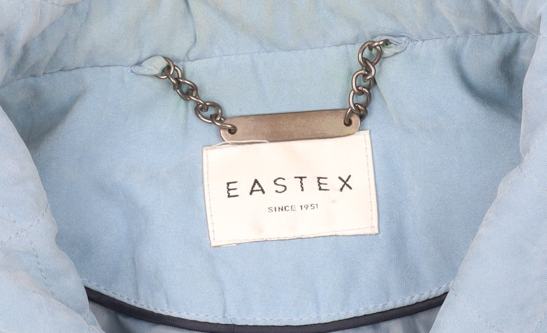 Eastex Women's Blue Quilted Coat, Size 12, Lined