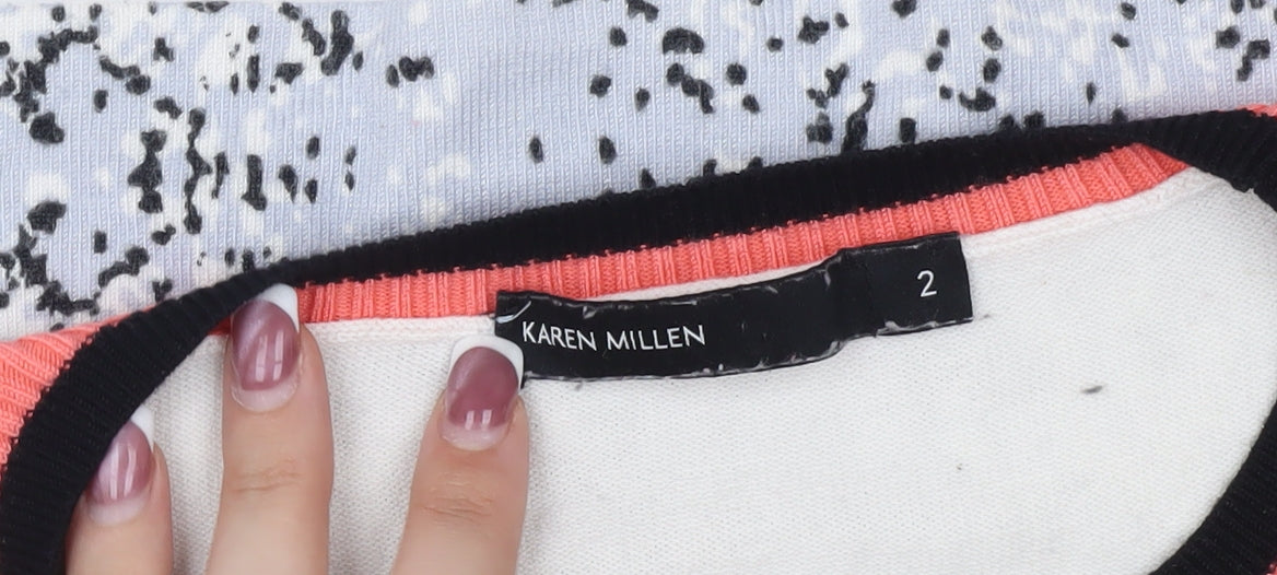 Karen Millen Women's Multicoloured Jumper, Size 4