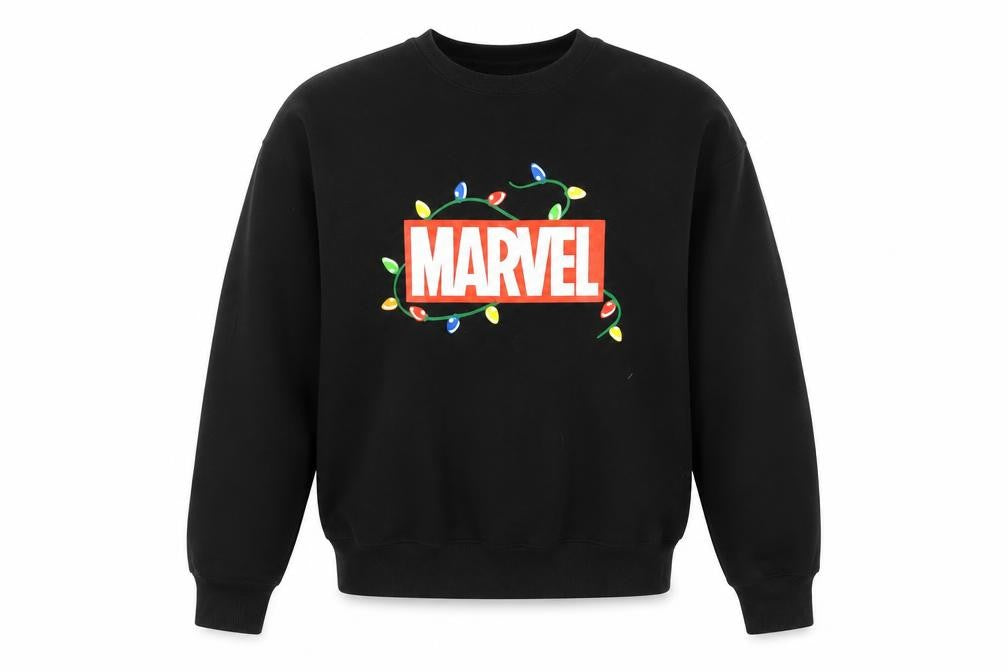 Marvel Men’s Black Christmas Sweatshirt M