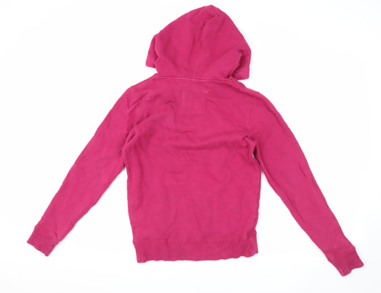 Jack Wills Women's Pink Pullover Hoodie Size 8