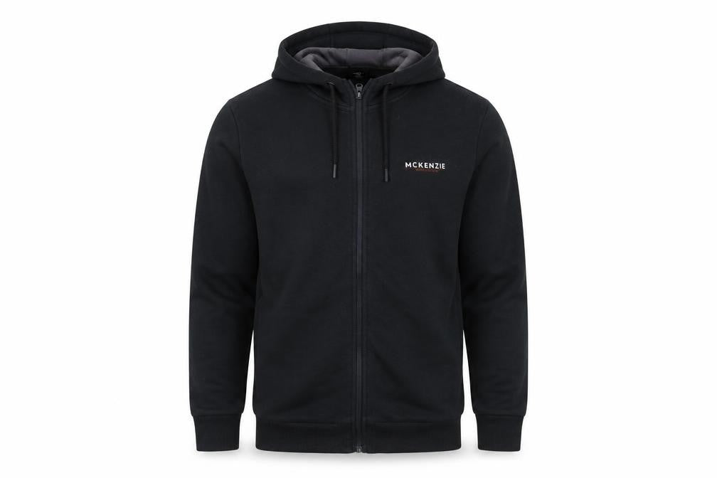 McKenzie Men's Black Basic Hooded Jacket L