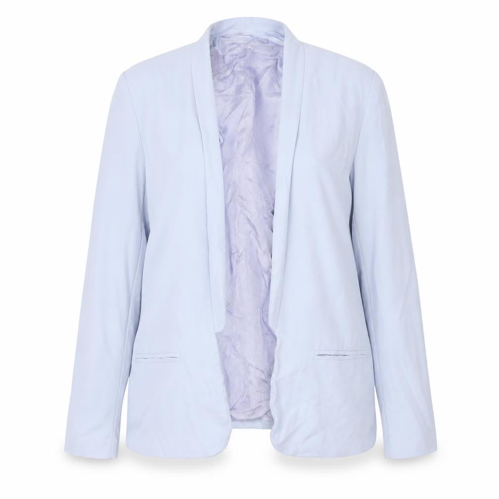 Front view of French Connection Blue Women's Blazer, size 10