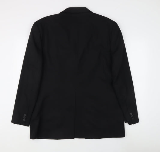 Marks and Spencer Men's Black Blazer 44R Wool Blend