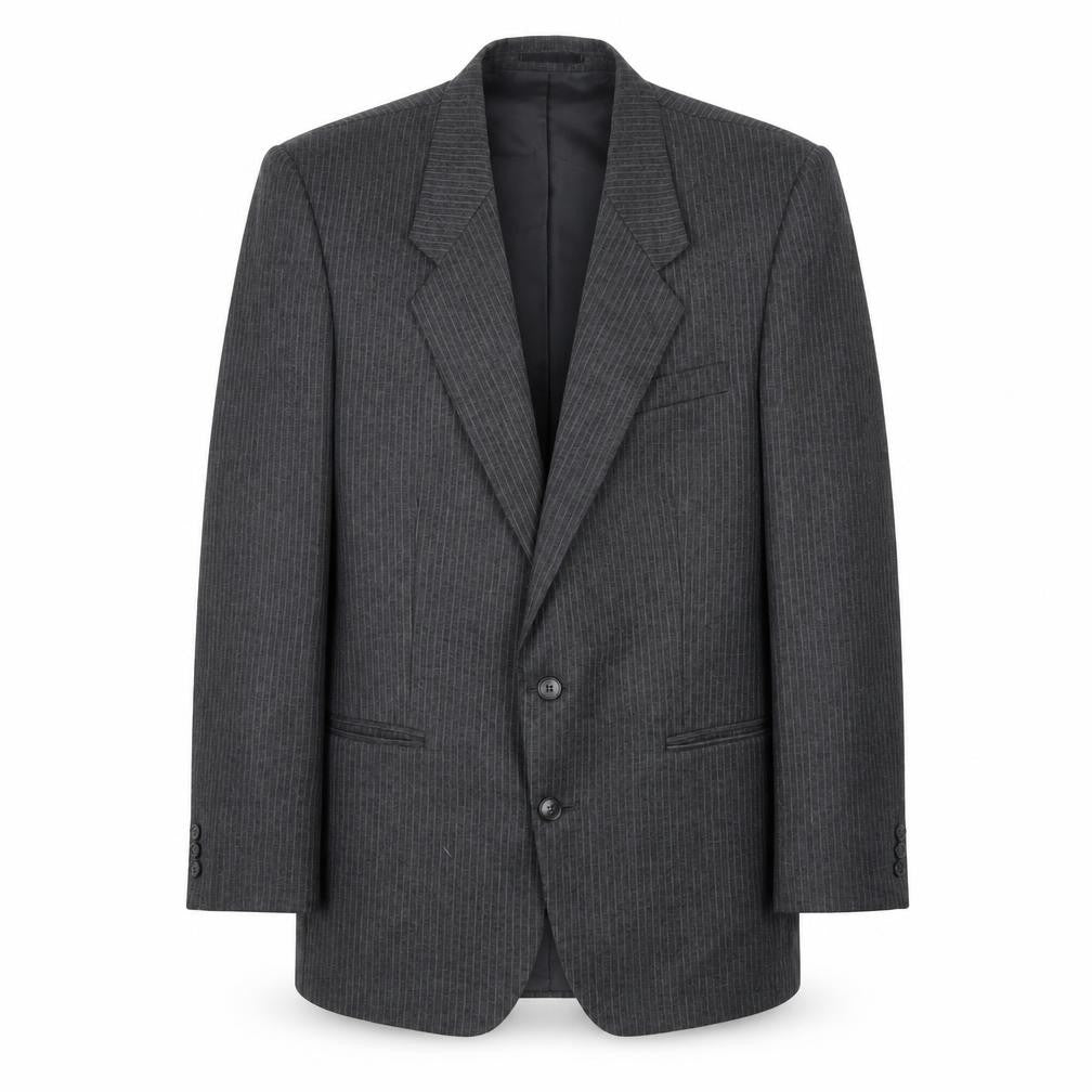 Front view of C&A Men's Grey Blazer, 40, Regular Fit, Business