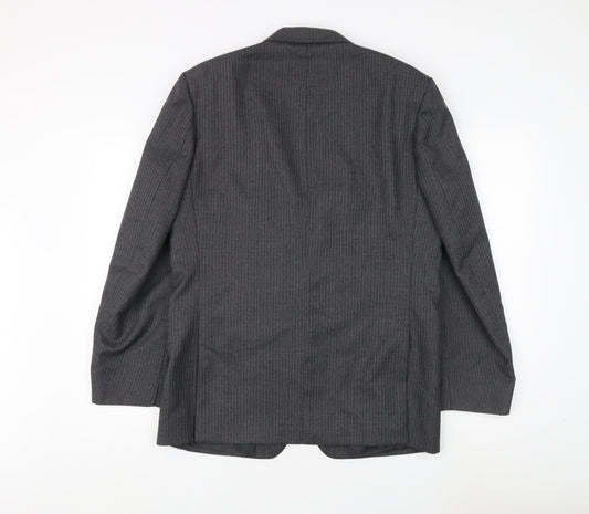 C&A Men's Grey Blazer, 40, Regular Fit, Business