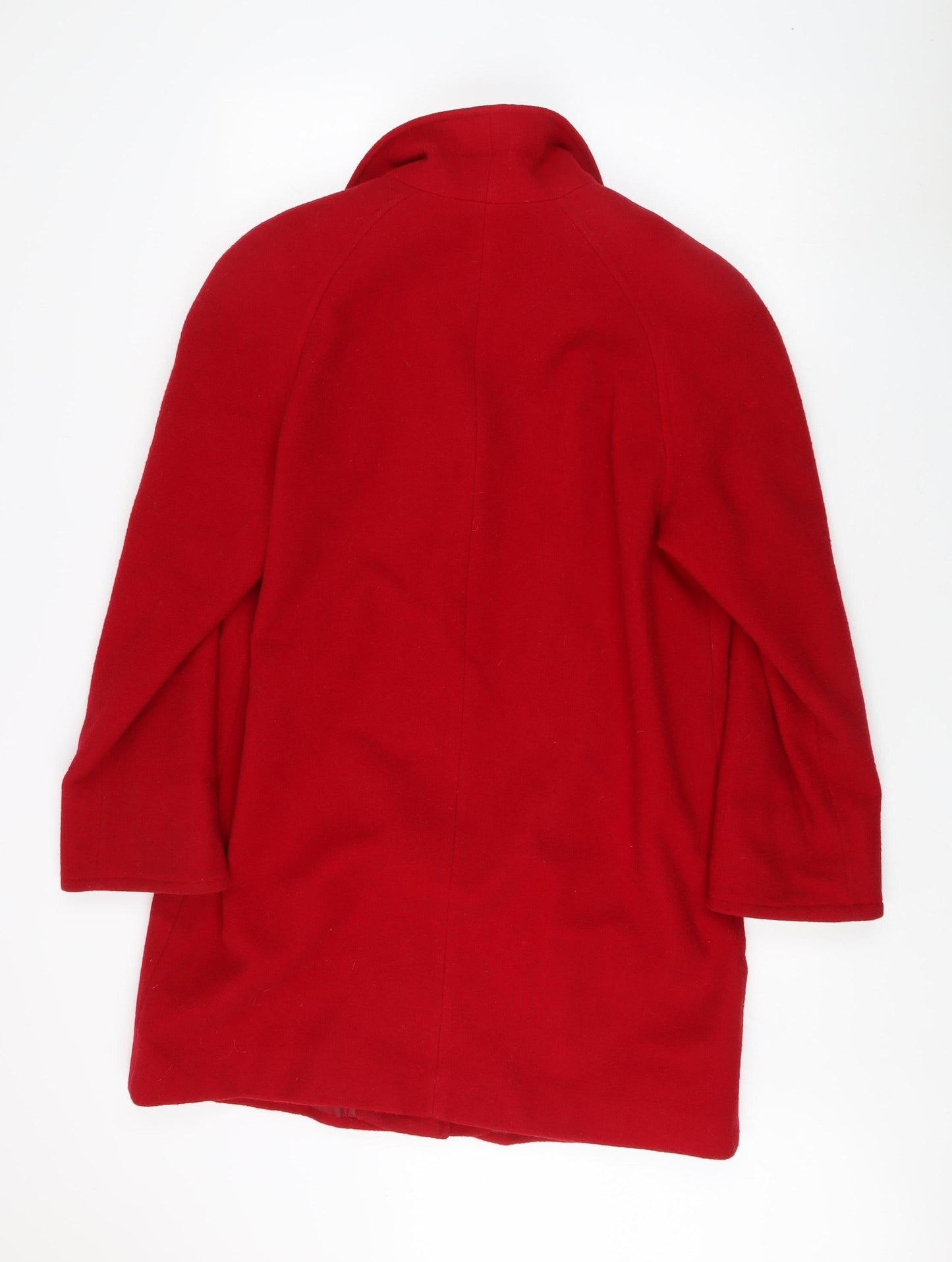 Astraka Women's Red Wool Overcoat Size 16