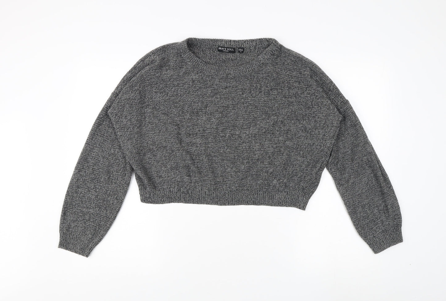 Brave Soul Women’s Grey Pullover Jumper M