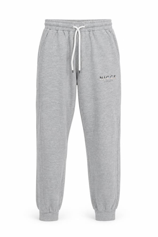 Nicce Men's Grey Track Pants, Size S, Casual Sweatpants