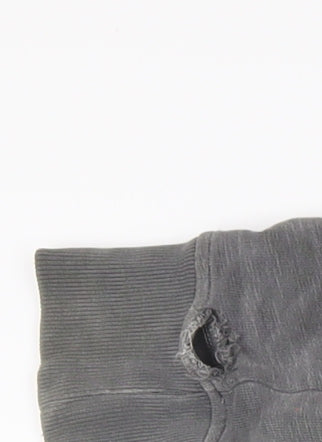 AllSaints Men's Grey Full Zip Hoodie Medium