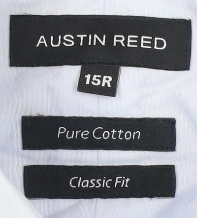 Austin Reed Men's Blue Classic Fit Dress Shirt