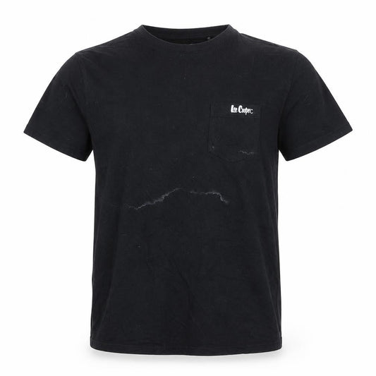 Mens UK Size L Lee Cooper Black  Cotton T-Shirt