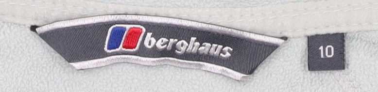 Berghaus Women's Grey Fleece Pullover 1/4 Zip Size 10