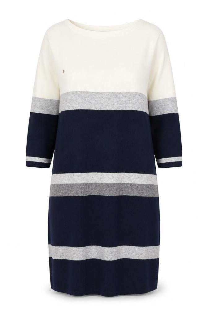 Crew Clothing Striped Tunic Jumper Size 12