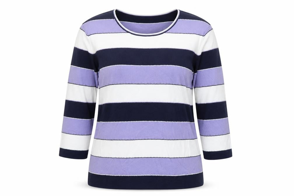 Womens UK Size 12/14 Eastex Multicoloured Viscose Blend T-Shirt