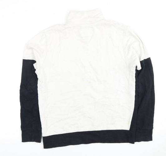 Jack & Jones Men's Multicoloured 1/4 Zip Hoodie