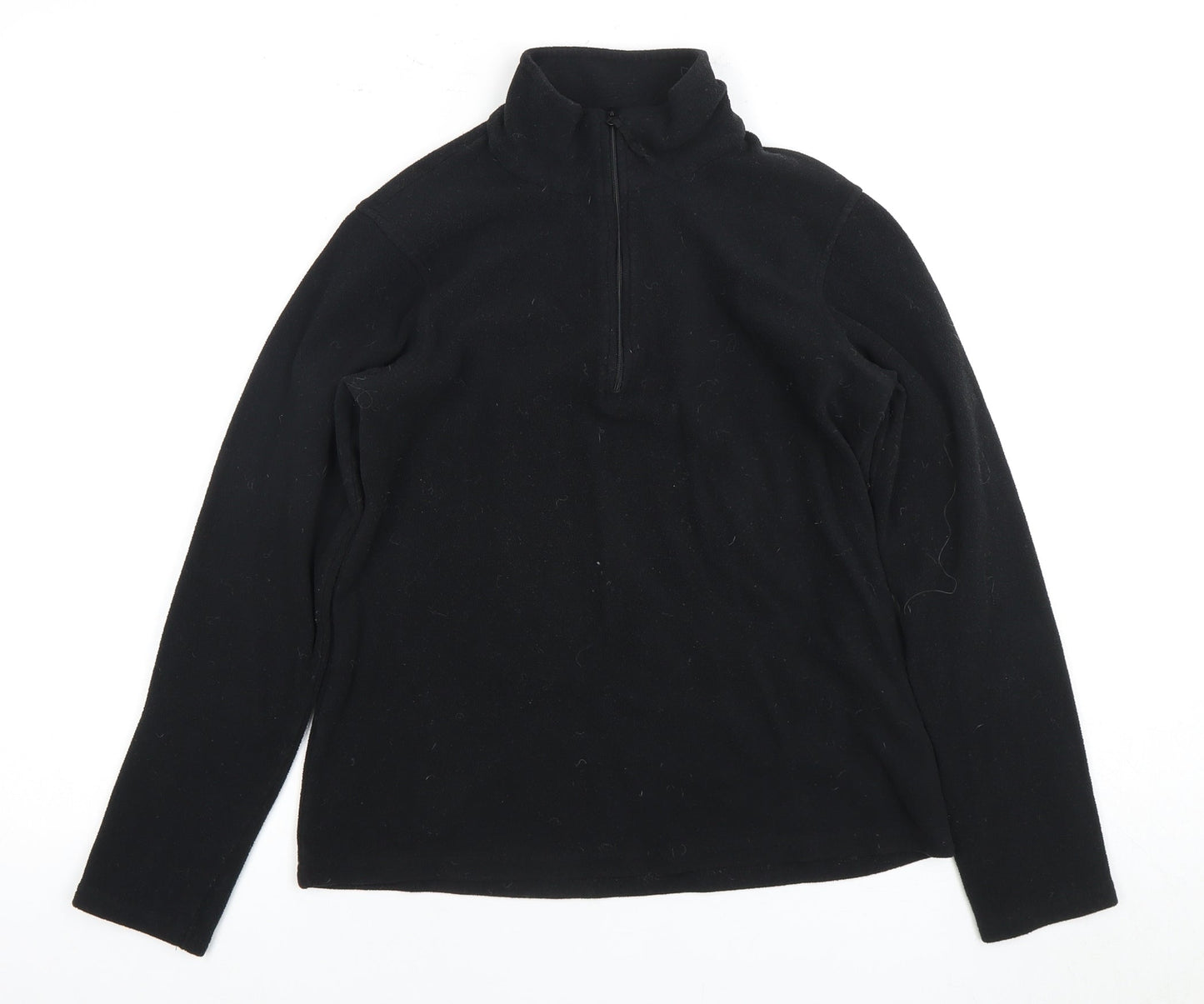 Mountain Warehouse Black Fleece Pullover Sweatshirt M