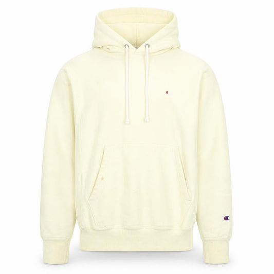 Mens UK XS Regular Champion Yellow Pullover Hoodie