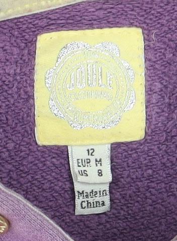 Joules Women's Medium Purple Pullover Hoodie