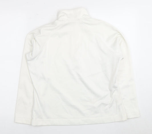 Nike Unisex White M Thermal Pullover Hoodie Golf Zip