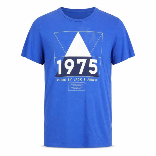 Mens UK Size L JACK & JONES Blue  Cotton T-Shirt