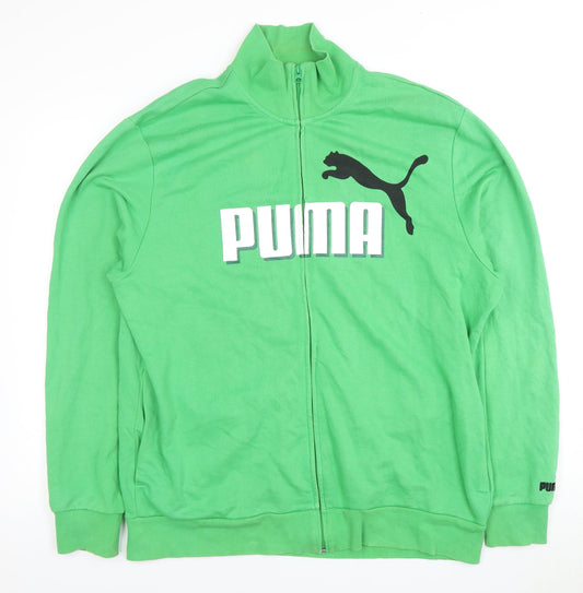 Puma Men's Green Full Zip Sweatshirt XL