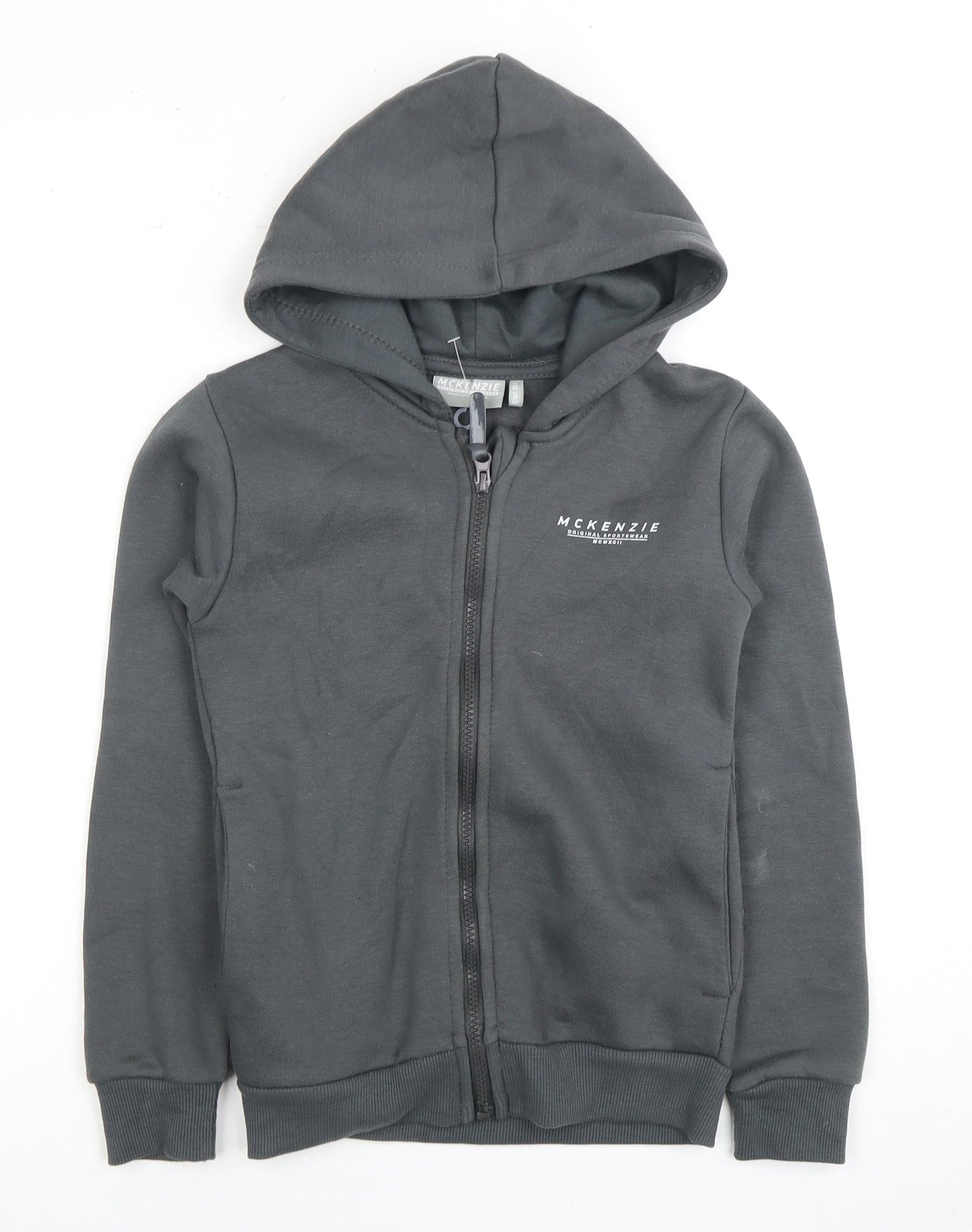 McKenzie Girls Grey Full Zip Hoodie 8-10 Years