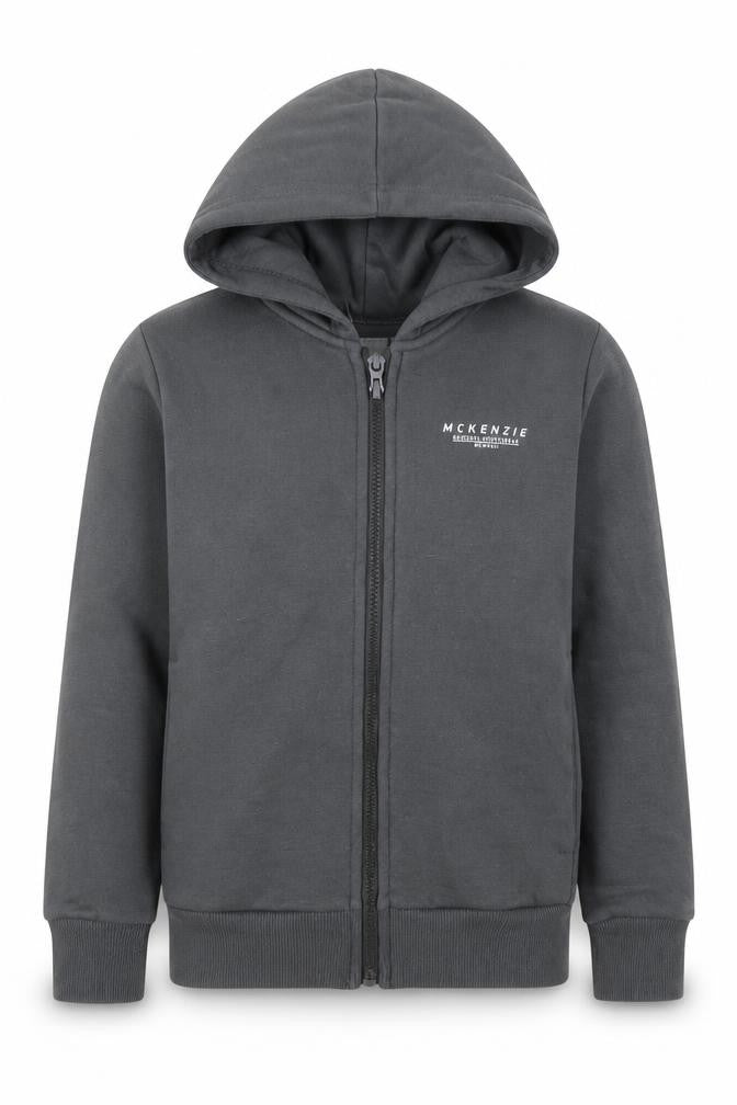 McKenzie Girls Grey Full Zip Hoodie 8-10 Years