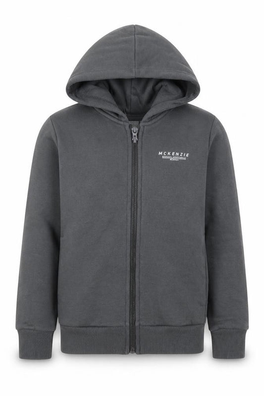 McKenzie Girls Grey Full Zip Hoodie 8-10 Years