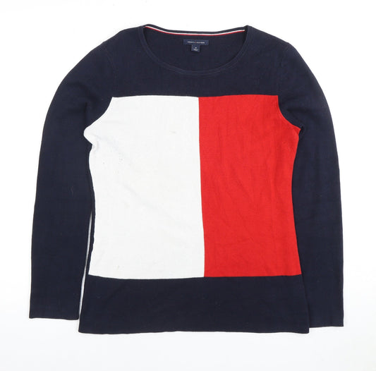 Tommy Hilfiger Women's M Multicolour Colourblock Jersey