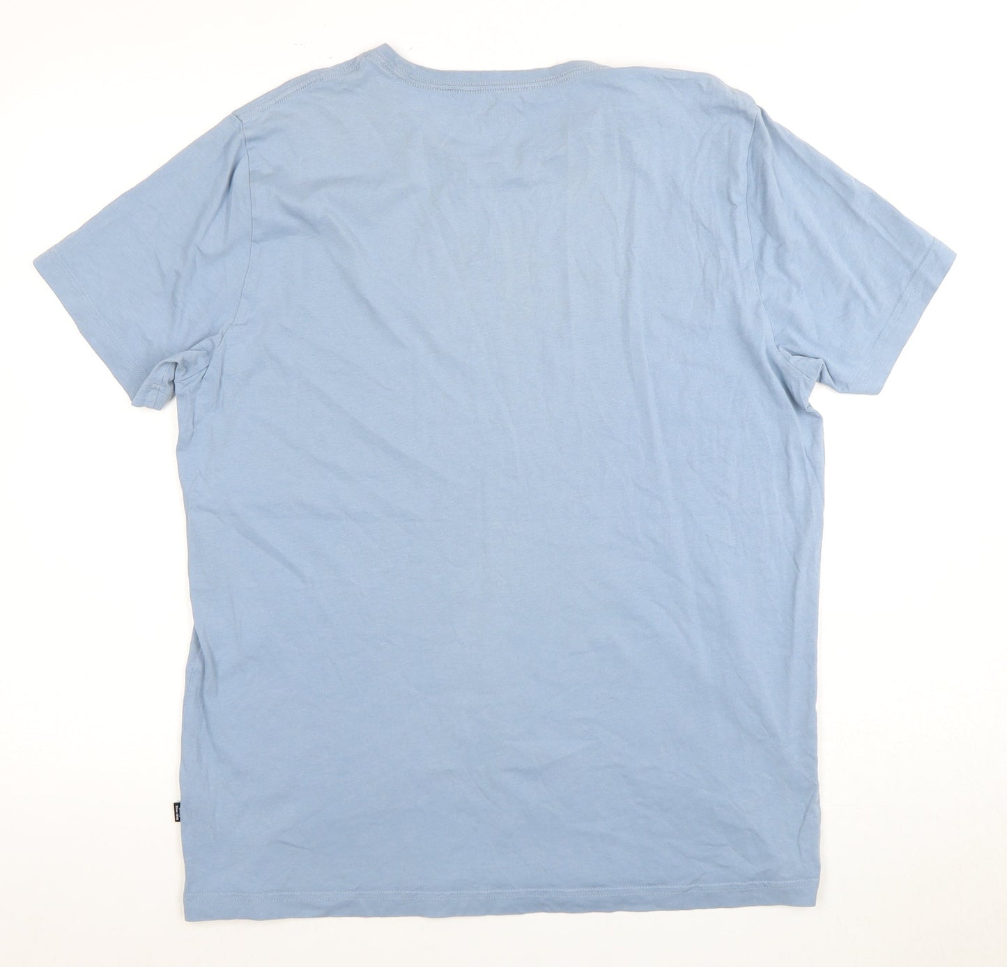 Puma Men's Blue Short Sleeve T-Shirt Large