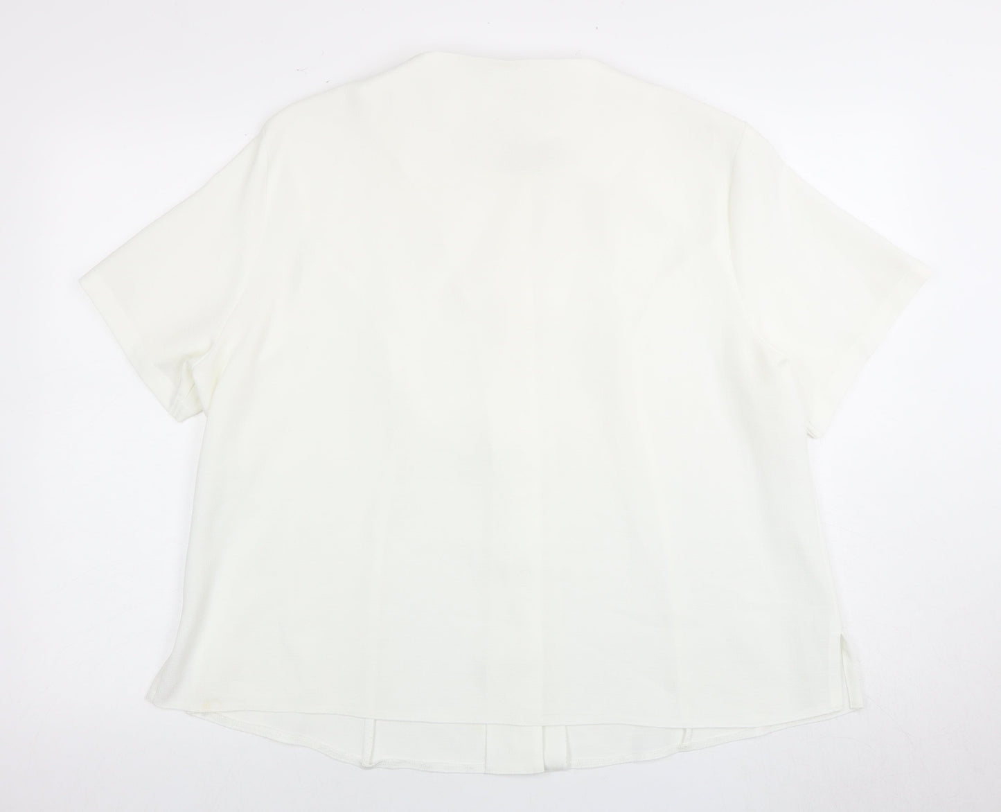 Honor Millburn Women's White Button-Up Top Size 22