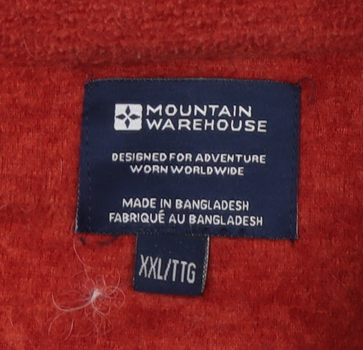 Mountain Warehouse Men's Red 2XL Basic Jacket Stand-Up Collar