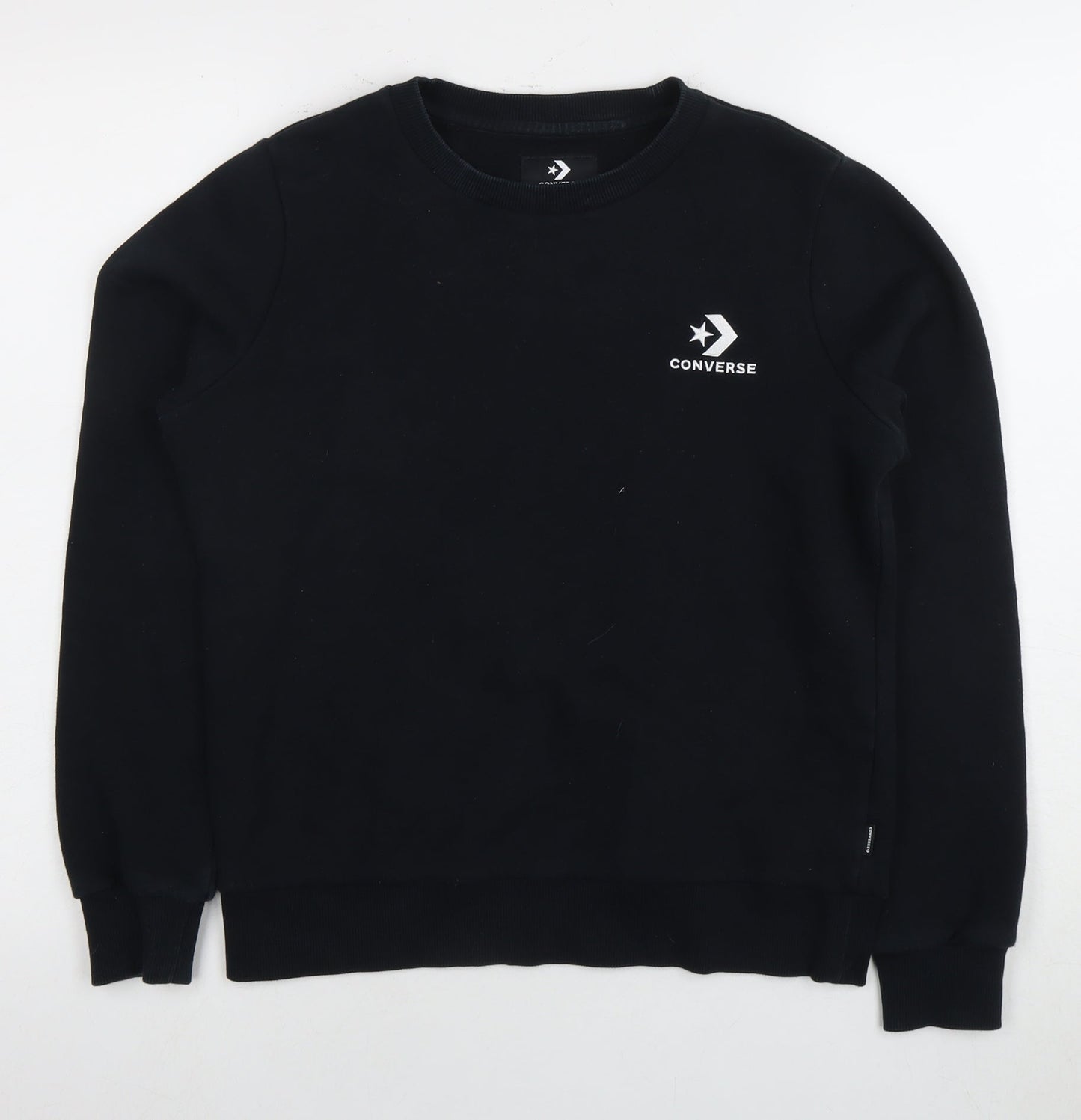 Converse Unisex Black Medium Pullover Sweatshirt