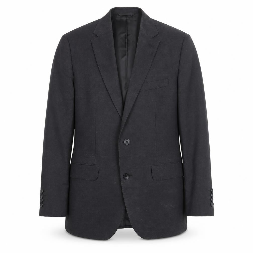 Mens 40 Chest Regular Moss 1851 Grey Two-Button Suit Jacket