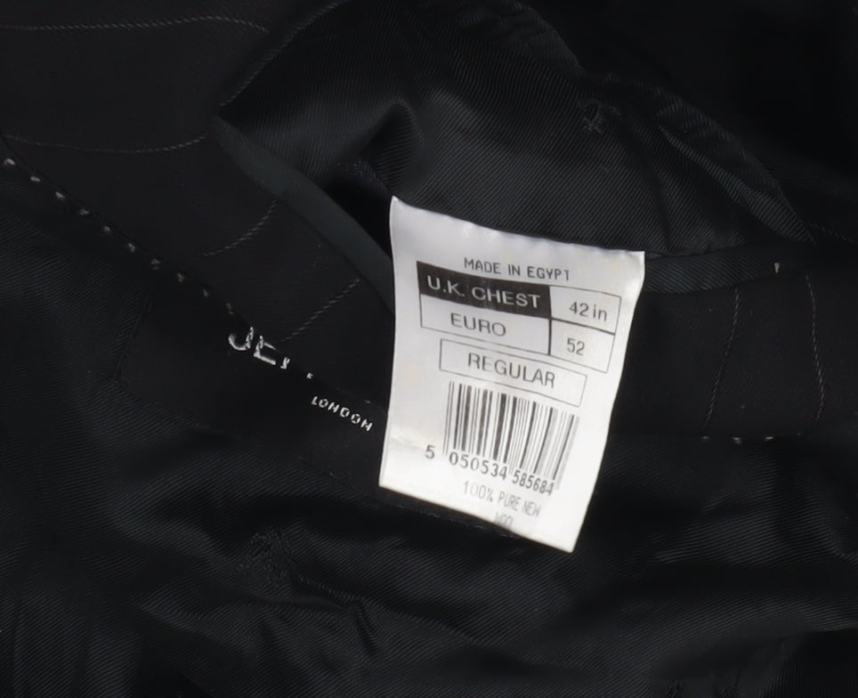 Jeff Banks Men's Blue Regular Fit Suit Jacket 42R